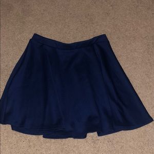 Blue skirt